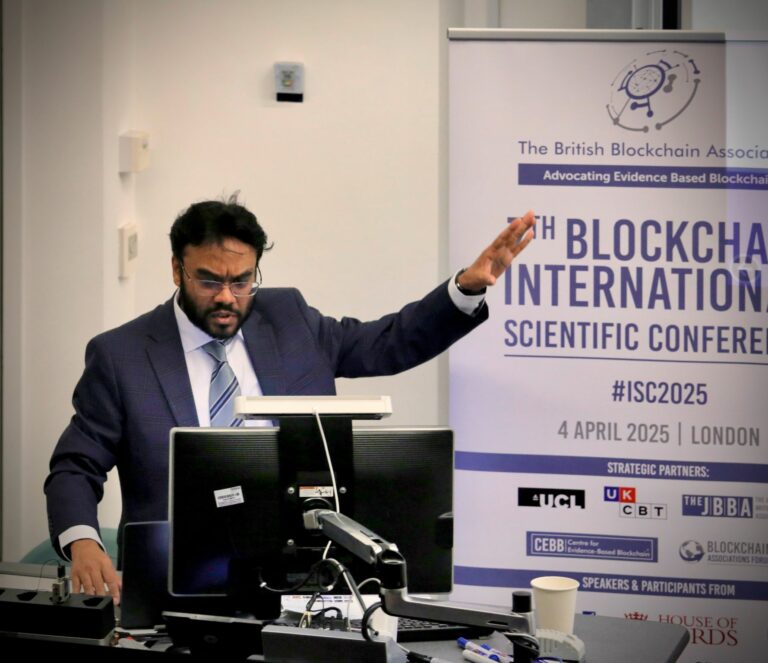 Prof Naqvi Chairing Blockchain International Conference