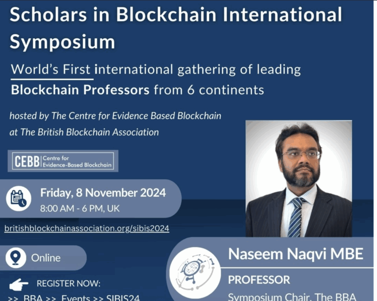 Naqvi Chairing SIBIS Summit