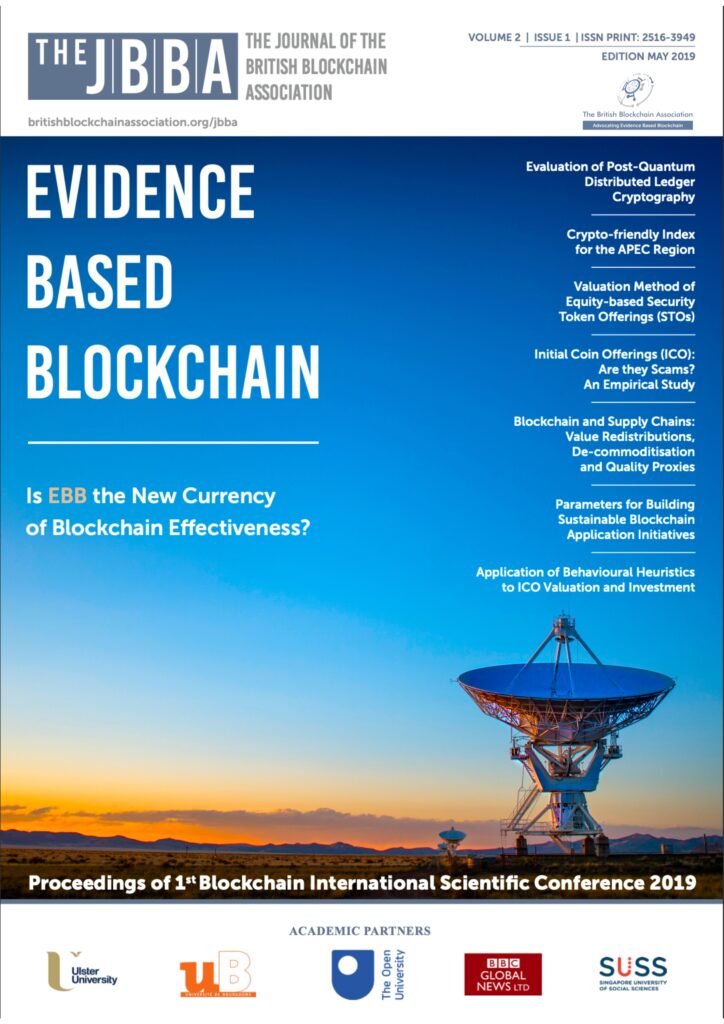 JBBA Evidence Based Blockchain