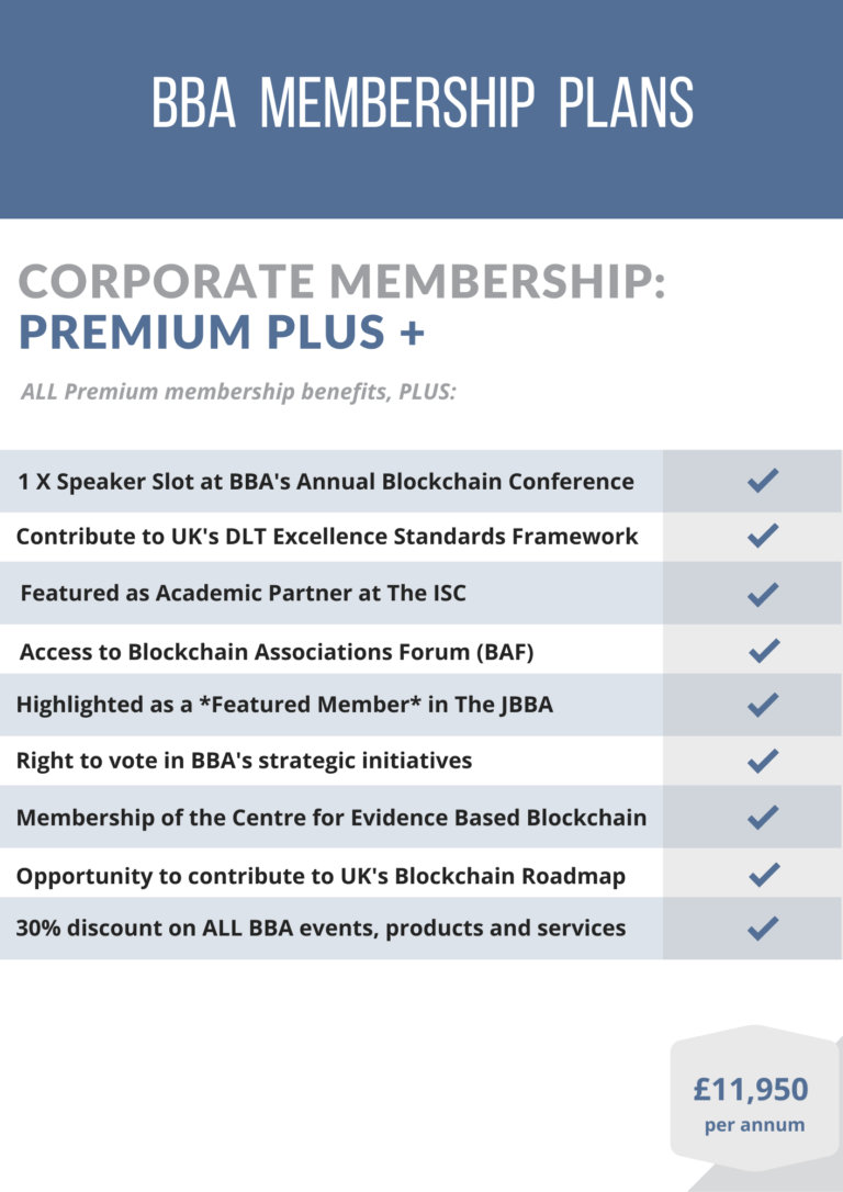 BBA Membership (PREMIUM PLUS+)