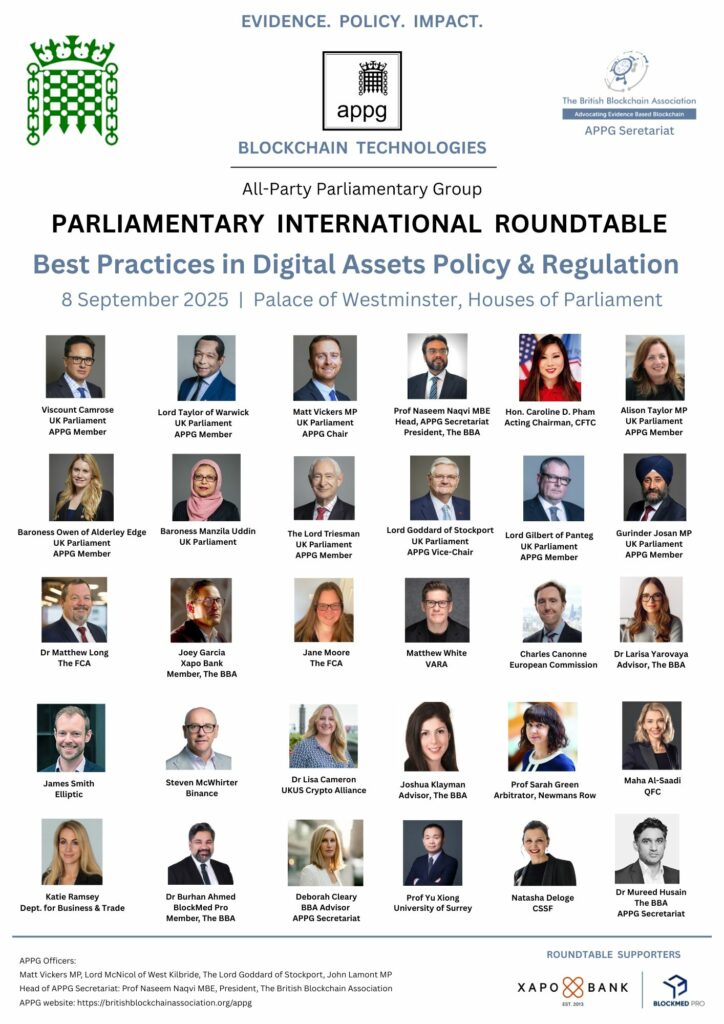 International Roundtable on Digital Assets - APPG Blockchain